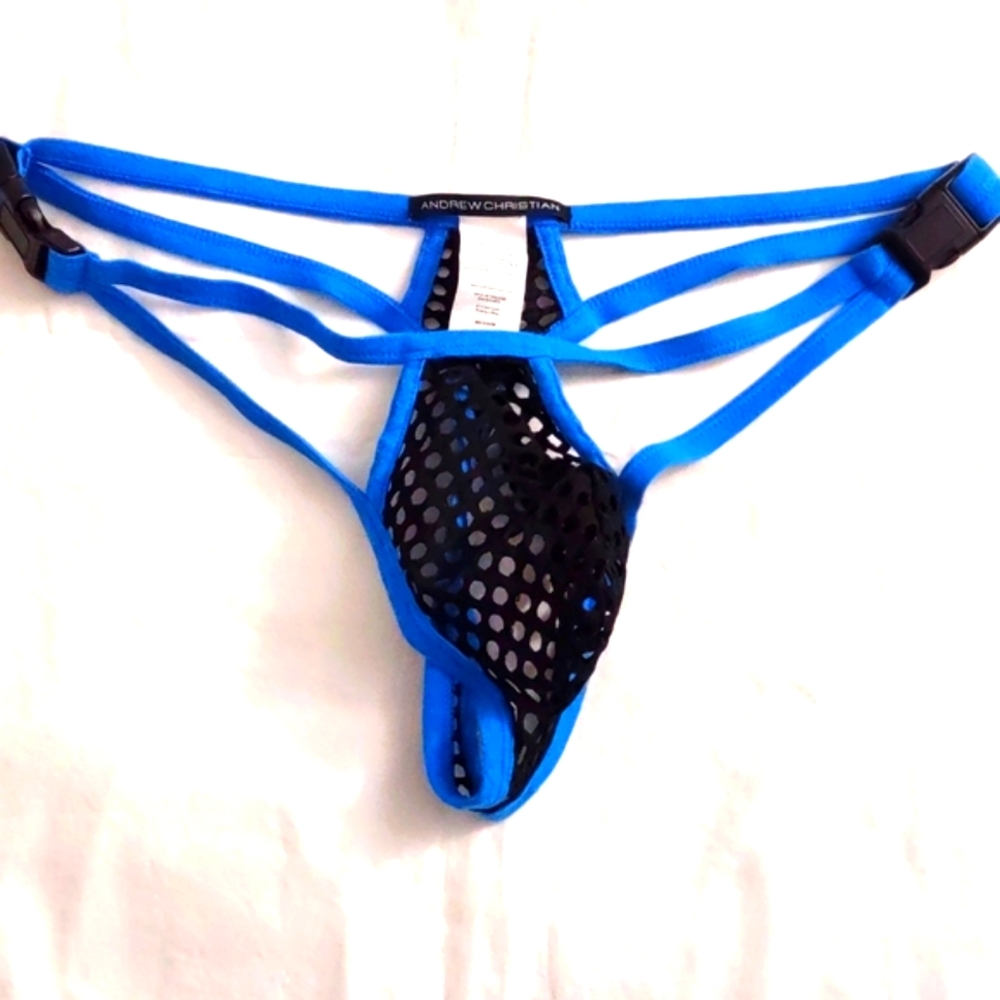 Andrew Christian mesh thong